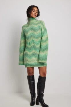 NA-KD Cable Knitted Turtle Neck Sweater -Na-Kd nakd cable knitted turtle neck sweater 1100 006685 9674 0476