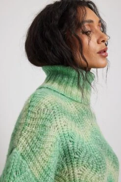 NA-KD Cable Knitted Turtle Neck Sweater