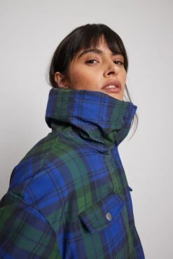 Checked Puffer Jacket -Na-Kd nakd checked puffer jacket 1777 000019 0538 0650