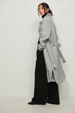 NA-KD Chest Pocket Belted Jacket