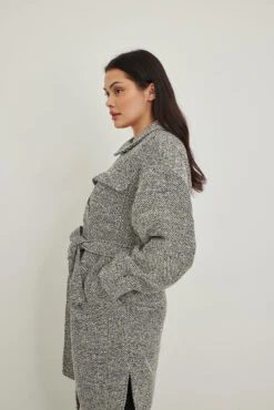 NA-KD Recycled Chest Pocket Long Overshirt -Na-Kd nakd chest pocket long overshirt 1100 005343 00418802