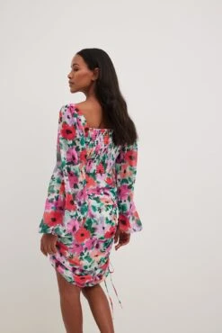 Chiffon Drawstring Mini Dress -Na-Kd nakd chiffon drawstring mini dress 1014 001586 8778 0879