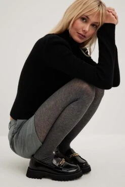 Chunky Chain Detailed Loafers -Na-Kd nakd chunky chain detailed loafers 1055 001395 0002 14100