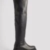 Chunky Overknee Boots 1 Chunky Overknee Boots -Na-Kd nakd chunky leather overknee boots 1055 001316 0002 7585copy