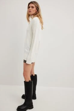 Chunky Sole Shaft Boots -Na-Kd nakd chunky sole shaft boots 1055 001334 0002 4542