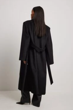 NA-KD Classic Belted Coat -Na-Kd nakd classic belted coat 1100 006672 0002 2076