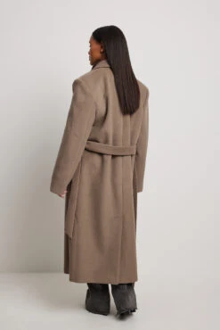 NA-KD Classic Belted Coat -Na-Kd nakd classic belted coat 1100 006672 0140 0189