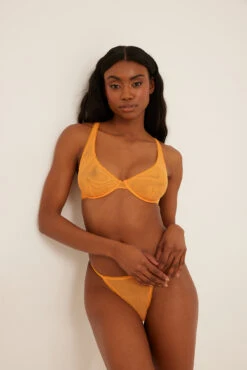 Clean Scallop Edge Mesh Bra -Na-Kd nakd clean scallop edge mesh bra 1013 000959 0261 3