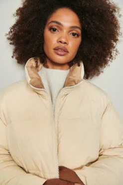 NA-KD Contrast Color Padded Jacket -Na-Kd nakd contrast color padded jacket 1100 005452 8849 04g