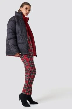 NA-KD Contrast Puffer Jacket -Na-Kd nakd contrast puffer jacket 1018 001429 0483 03c