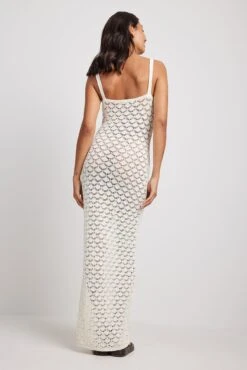 NA-KD Crochet Knitted Maxi Dress -Na-Kd nakd crochet knitted maxi dress 1100 006122 0260 9730