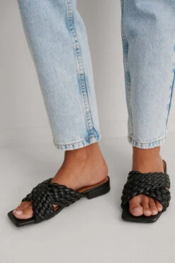 Crossed Braided Flats -Na-Kd nakd crossed braided flats 1055 000964 0002 01l