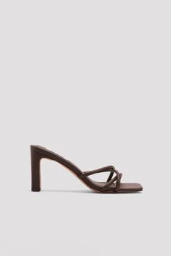 Crossed Front Strap Sandals