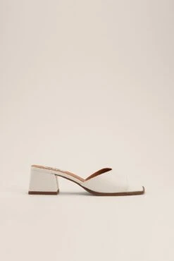 Curved Strap Mules