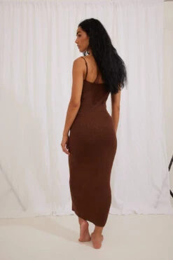 Cut Out Detail Knitted Midi Dress -Na-Kd nakd cut out detail knitted midi dress 1767 000038 0017 03