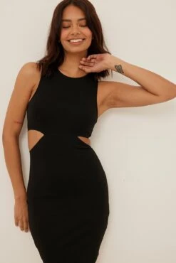 Cut Out Detail Mini Dress