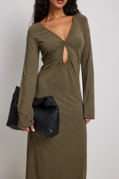 Cut Out Maxi Dress -Na-Kd nakd cut out maxi dress 1018 008401 0017 24593