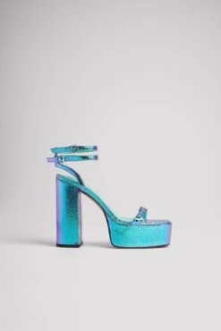 Double Buckle Platform High Heels