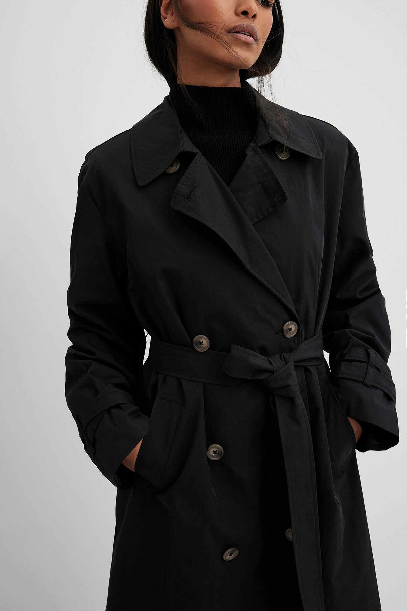 NA-KD Double Buttoned Trenchcoat 4 NA-KD Double Buttoned Trenchcoat - Image 2