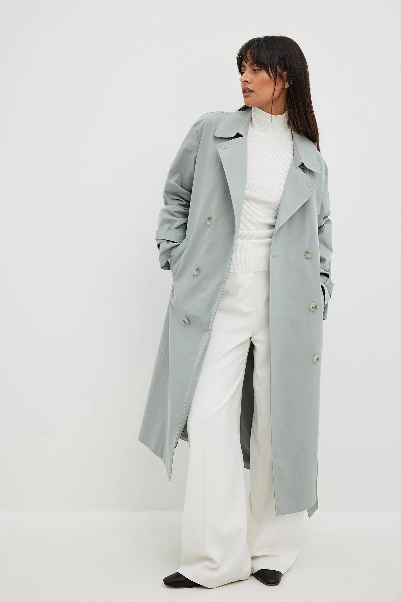 NA-KD Double Buttoned Trenchcoat 18 NA-KD Double Buttoned Trenchcoat - Image 16