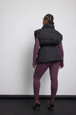 Down Blend Padded Belted Vest -Na-Kd nakd down blend padded belted vest 1660 001035 0002 12141