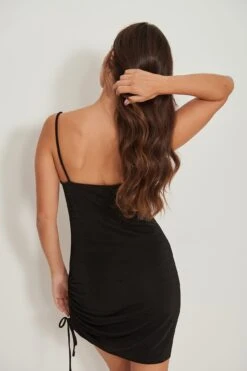 Drawstring Detail Mini Strap Dress -Na-Kd nakd drawstring detail mini strap dress 1017 001302 0002 02b r