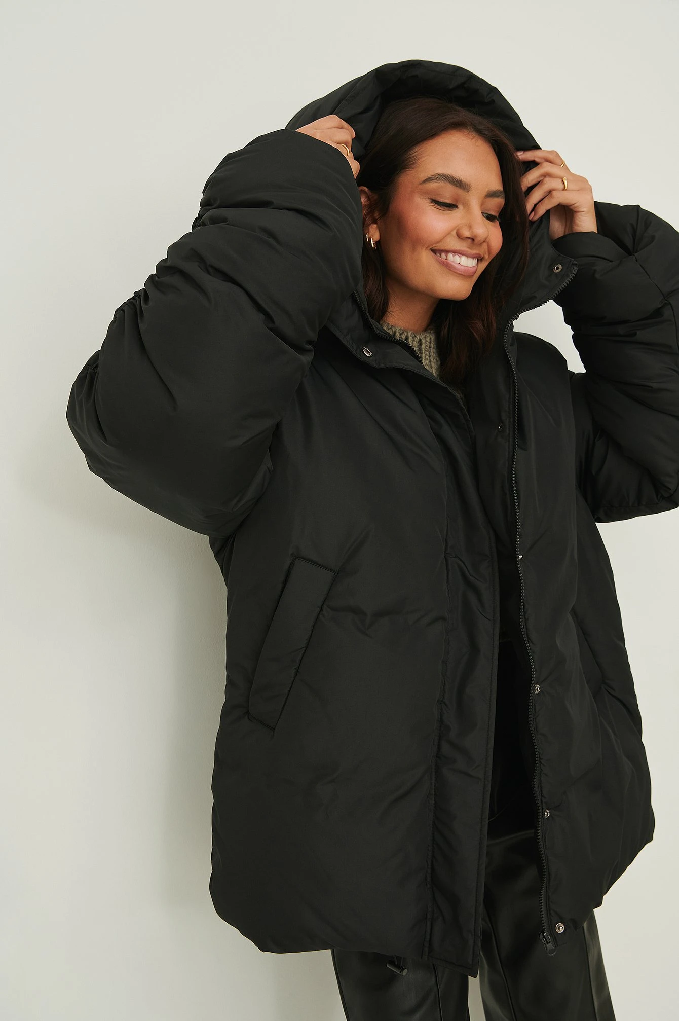 Drawstring Detail Oversized Jacket 9 Drawstring Detail Oversized Jacket - Image 7