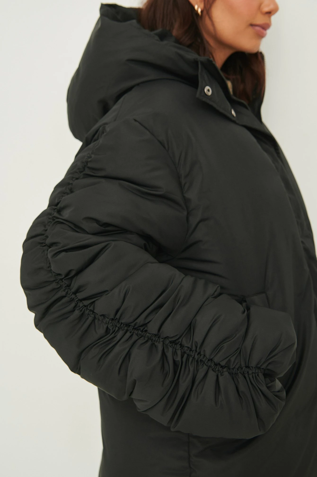 Drawstring Detail Oversized Jacket 10 Drawstring Detail Oversized Jacket - Image 8