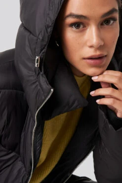 Drawstring Padded Jacket -Na-Kd nakd drawstring padded jacket 1018 002983 0002 05g