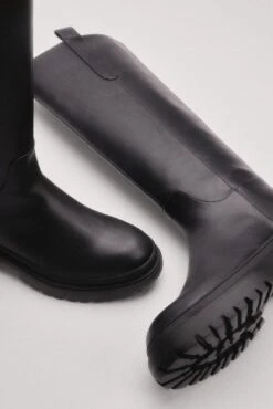 Dull Surface High Shaft Boots -Na-Kd nakd dull surface high shaft boots 1711 000120 0002 1257 1