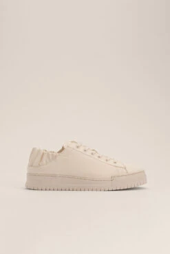Elastic Leather Tennis Trainers