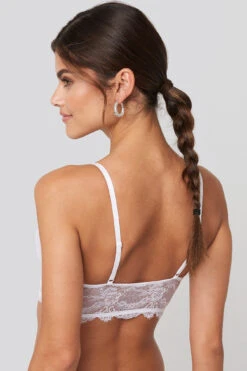 Eyelash V Neck Lace Bralette -Na-Kd nakd eyelash v neck lace bralette 1013 000244 0001 02b r