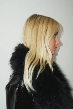 Faux Fur Detailed Cropped Jacket -Na-Kd nakd faux fur detail cropped jacket 1018 009817 0002 02