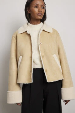 Faux Fur Detail Jacket -Na-Kd nakd faux fur detail jhacket 1767 000027 5571 20399