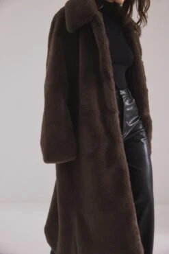 Faux Fur Long Coat -Na-Kd nakd faux fur long coat 1723 000083 0765 49596