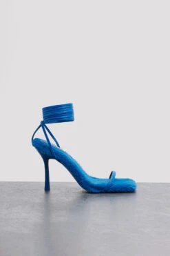 Faux Fur Sole Strappy Heels -Na-Kd nakd faux fur sole strappy heels 1055 001269 0478 6