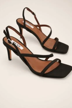 Faux Suede Strappy Heels -Na-Kd nakd faux suede strappy heels 1055 000995 0002 02m