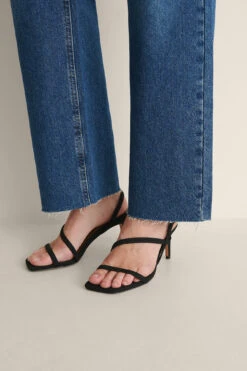 Faux Suede Strappy Heels -Na-Kd nakd faux suede strappy heels 1055 000995 0002 03l