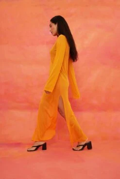 NA-KD Fine Knitted Collar Maxi Dress -Na-Kd nakd fine knitted collar maxi dress 1100 006010 0261 4303