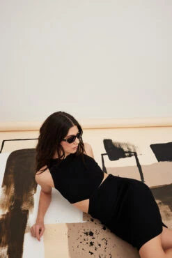 NA-KD Fine Knitted Cut Out Detail Mini Dress -Na-Kd nakd fine knitted cut out detail mini dress 1100 007090 00021 curated