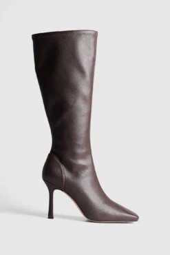 Fitted Knee High Stiletto Boots