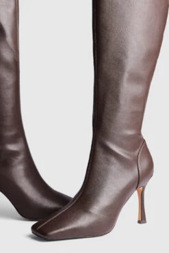 Fitted Knee High Stiletto Boots -Na-Kd nakd fitted knee high stiletto boots 1055 001327 1334 04991