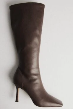 Fitted Knee High Stiletto Boots -Na-Kd nakd fitted knee high stiletto boots 1055 001327 1334 0500 copy