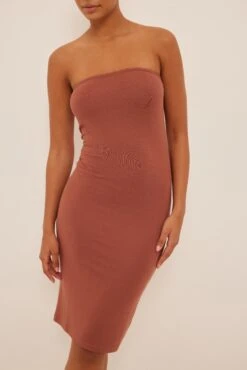 Fitted Midi Tube Dress -Na-Kd nakd fitted midi tube dress 1100 006170 0594 50744