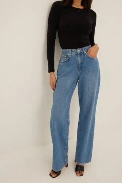 Flared Heel Leather Mules -Na-Kd nakd flared heel leather mules 1055 001146 0002 9268