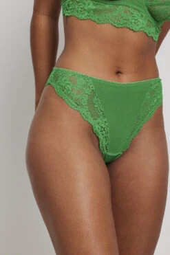 Flowy Detail Lace Brazilian Panty -Na-Kd nakd flowy detail lace brazilian panty 1013 001193 0010 22168