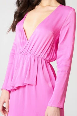 NA-KD Frill Detail Long Sleeve Dress -Na-Kd nakd frill detail long sleeve dress 1018 000744 0405 04gr