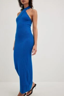 NA-KD Front Cross Knitted Dress -Na-Kd nakd front cross knitted dress 1100 006287 0003 19431