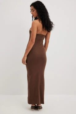 NA-KD Front Cross Knitted Dress -Na-Kd nakd front cross knitted dress 1100 006287 0017 24044