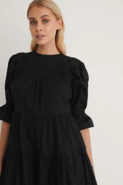 Gather Panel Detail Dress -Na-Kd nakd gather panel detail dress 1014 001131 0002 03